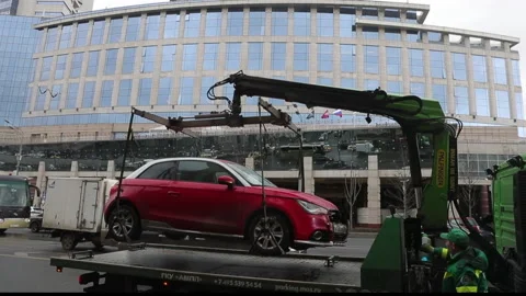 Evacuation of the car after an accident Stock Footage 151645249