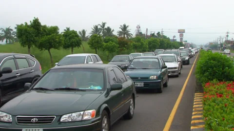 Evacuation Traffic Video stock 30561161