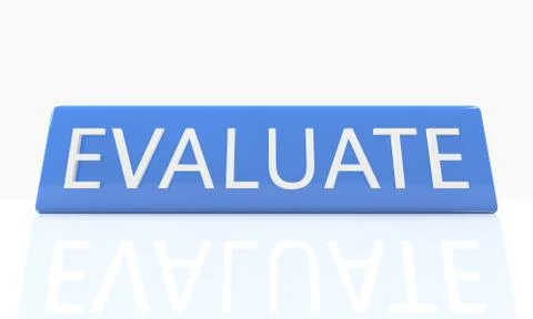 Evaluate Stock Illustration