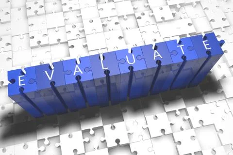 Evaluate Stock Illustration