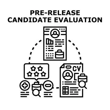 Evaluating candidate profiles for pre release software testing 스톡 일러스트