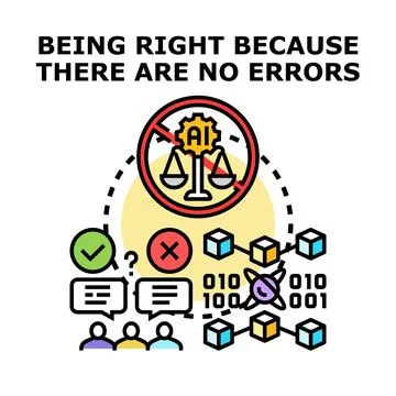 Evaluating decentralized trust with human oversight and error prevention Illustrazione stock