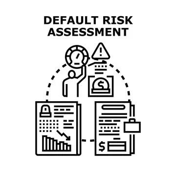 Evaluating financial risk assessment process for default prevention 库存插图