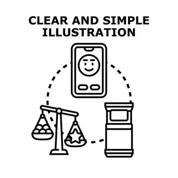Evaluating online service experience and quality rating Stock Illustration