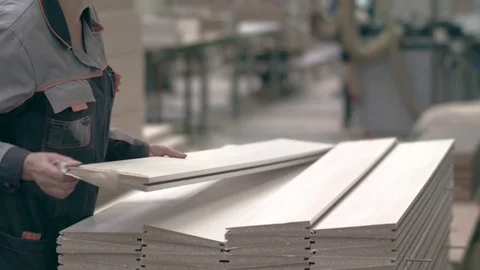 Evaluation of finished quality in production Stock Footage 85244887