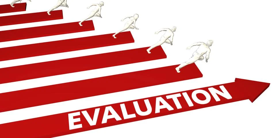 Evaluation Information Illustrazione stock