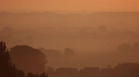 Evanescent breaking dawn, sunrising Stock Footage 46226840