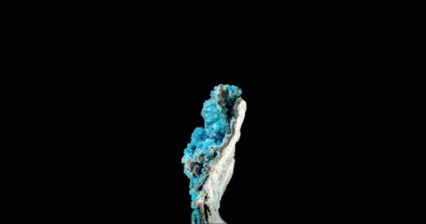 Evansite crystal 360° rotation Stock Footage 237596400