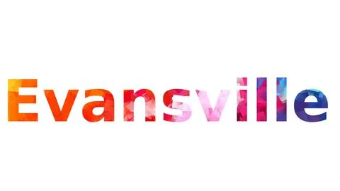 Evansville Stock Illustration