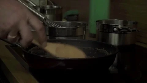 Evaporating duxelles Stock Footage 79507333