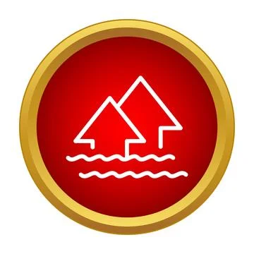 Evaporation process icon showing water changing to gas Ilustración de archivo