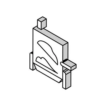 Evaporator system isometric icon vector illustration 스톡 일러스트