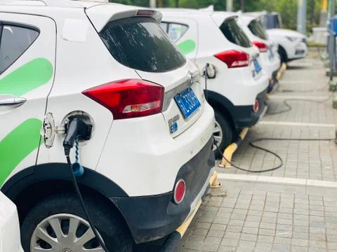 EVCard Car Sharing Stock Photos