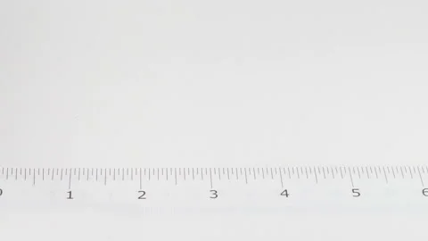 Even glide of the camera along the measuring scale 스톡 동영상 95425313