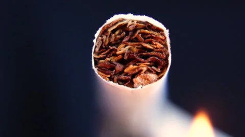 Even lighting a cigarette. Stock Footage 49840194