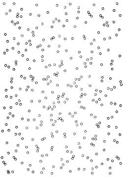 Even vector texture with small scattered rings Stock Illustration