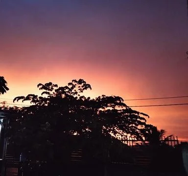 Evening atmosphere Stock Photos