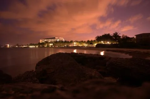 Evening on the Bahamas 库存照片