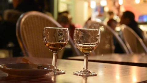 Evening in the bar Stock Footage 75344057