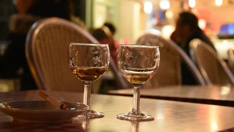 Evening in the bar Stock Footage 75344160