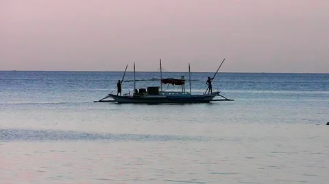 Evening in the Bay of El Nido. 스톡 동영상 64649392