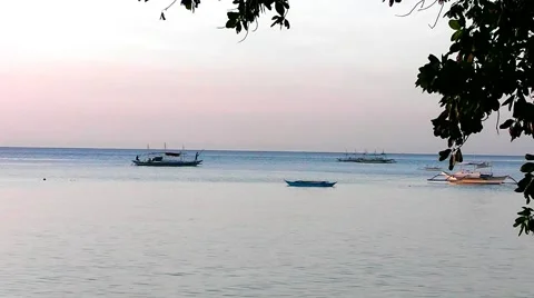 Evening in the Bay of El Nido. 스톡 동영상 64649410