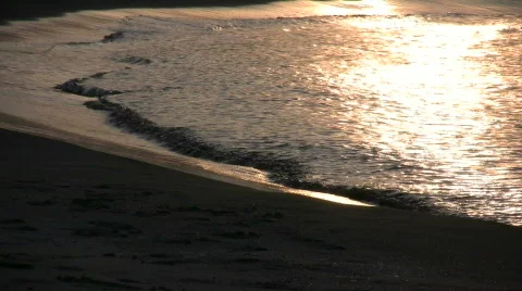 Evening at the beach Видео 729250