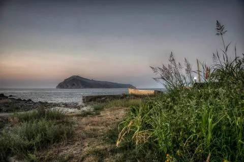 Evening at the Beach Stock Photos