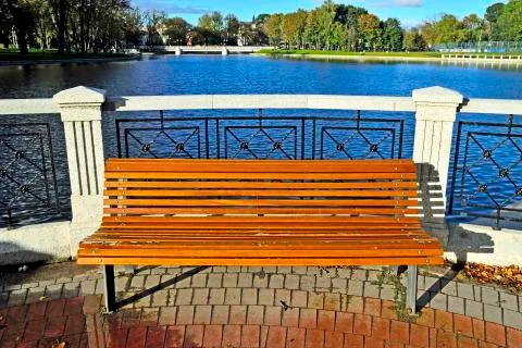 Evening. bench rest... Stock Photos