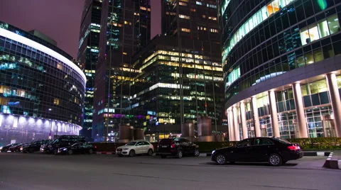 Evening in the big city. Stock Footage 68320518