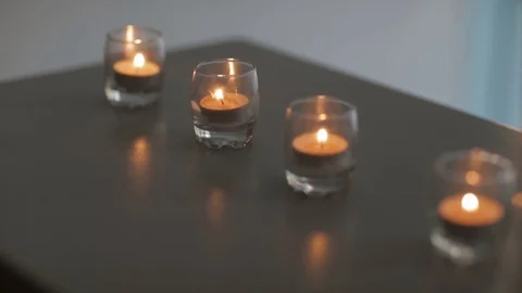 Evening Candles Stock-Footage 101655456