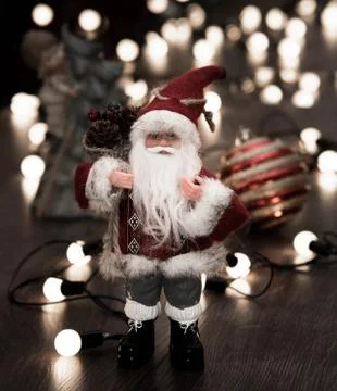 Evening Christmas composition Stock Photos