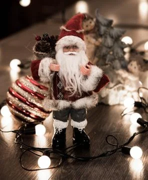 Evening Christmas composition Stock Photos