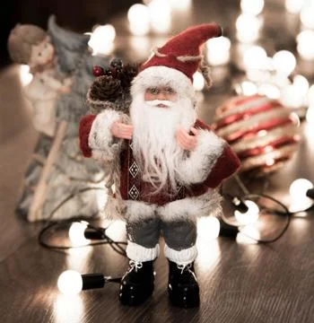 Evening Christmas composition Stock Photos