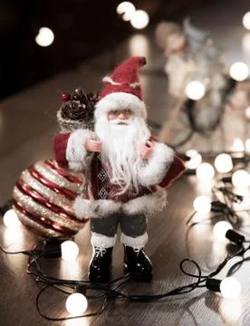 Evening Christmas composition Stock Photos