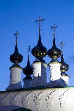 Evening, Church of the Palm Sundays (Palm Sunday Church), Suzdal, Vladimir Stock Photos