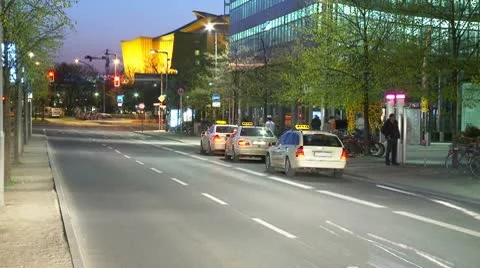 Evening city Stock Footage 10595503