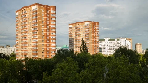 Evening in the city Stock Footage 113294777