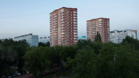 Evening in the city Stock Footage 113295463