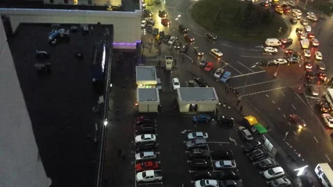 Evening city Stock Footage 151434238