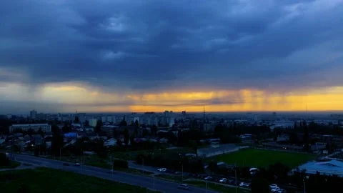 Evening in the city Stock Footage 155423542