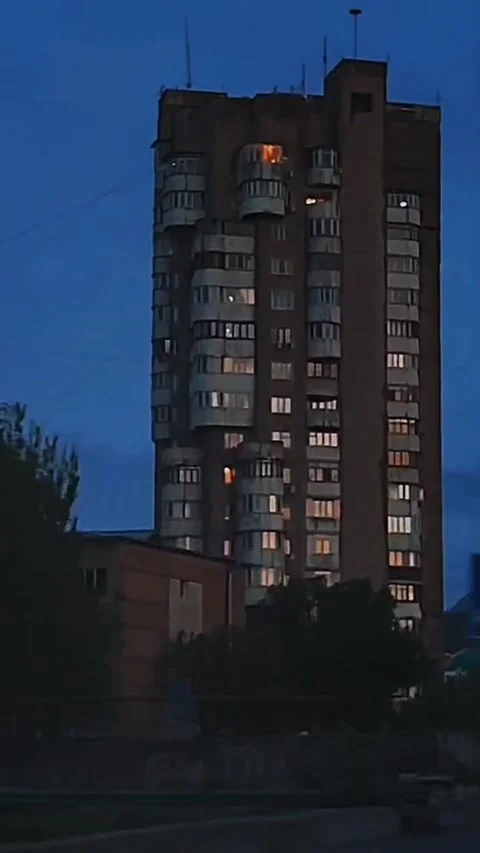 Evening city Stock Footage 234397392