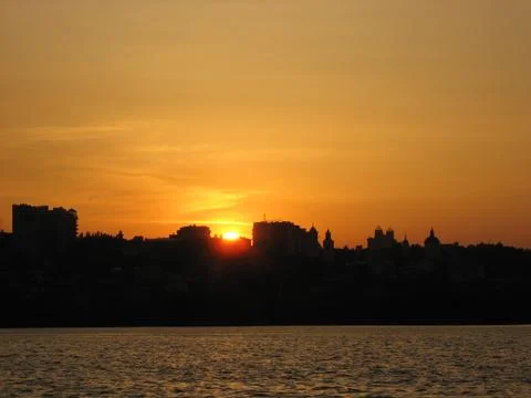 Evening city Foto stock