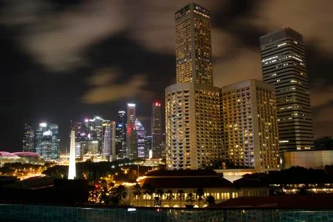 Evening in the City Stock Photos