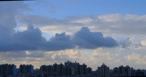 Evening city skyline 스톡 동영상 113527148