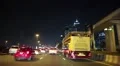 Evening city traffic along Sheikh Zayed road in Dubai, United Arab Emirates HD Footage