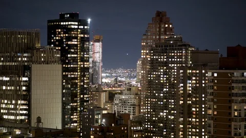 Evening Cityscape Stock Footage 121005081