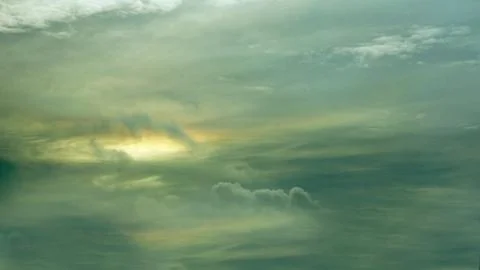 Evening cloud Foto stock