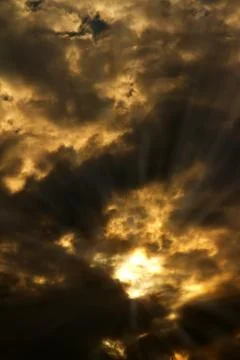 Evening cloud Stock Photos