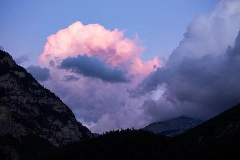 Evening cloud Stock Photos